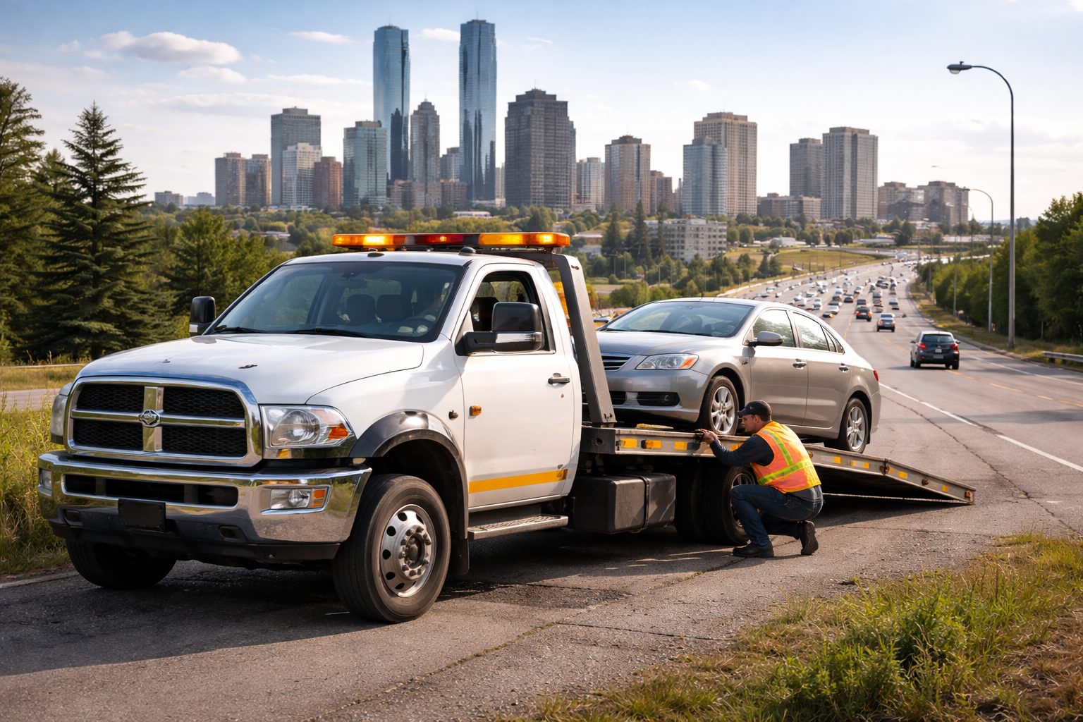 How 24 Hour Towing Services in Edmonton Help Drivers in Emergencies